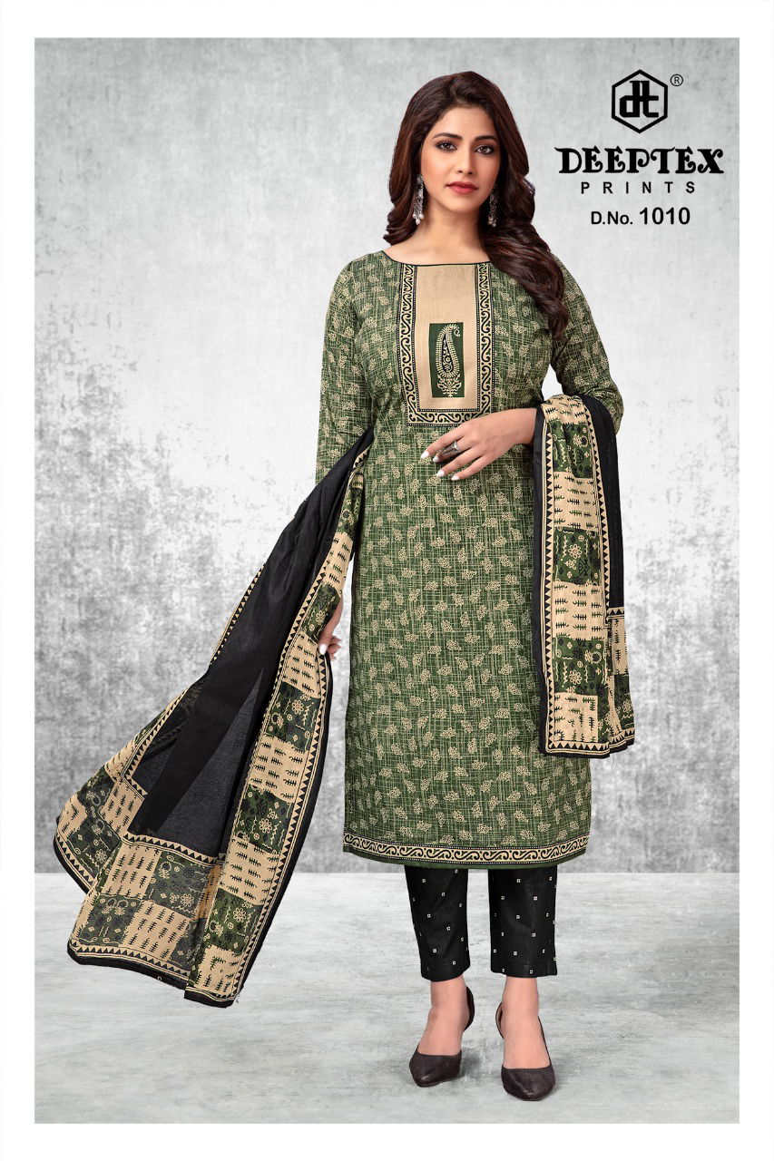 Deeptex Aaliza 3 Cotton Printed Casual Wear Dress Material Collection
